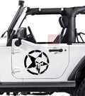 Military Star Vinyl sticker Modify Stickers