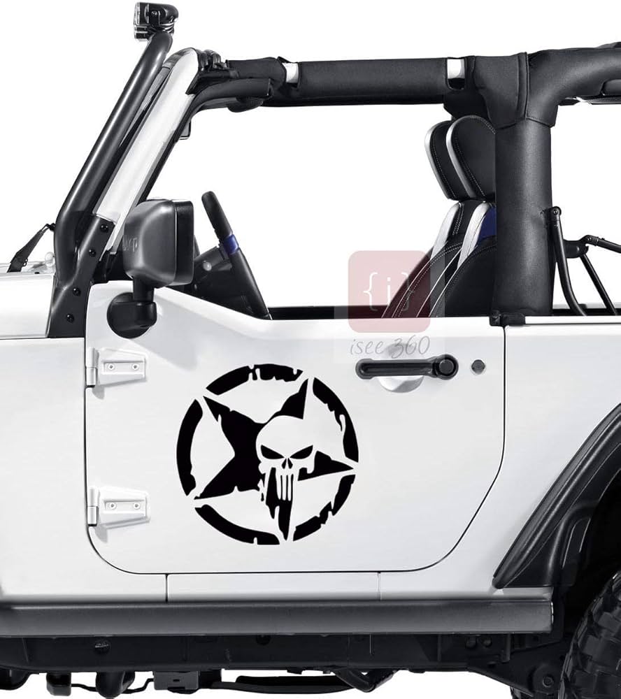 Military Star Vinyl sticker Modify Stickers