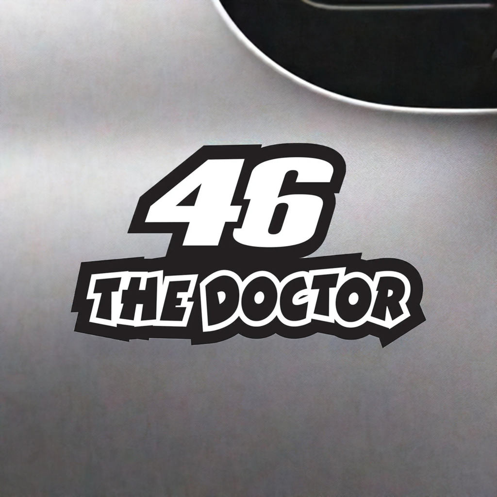 46 doctor sticker for Bike & Car - High-Quality Decal for Fans Modify Stickers