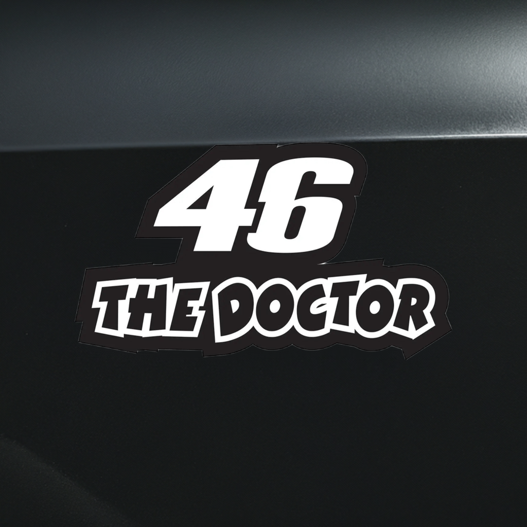 46 doctor sticker for Bike & Car - High-Quality Decal for Fans Modify Stickers